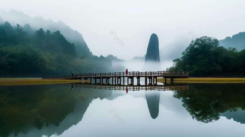 中国山水风景画自然风光云雾户外摄影,高清,摄影图,摄影图片,图片大全,摄影图免费下载
